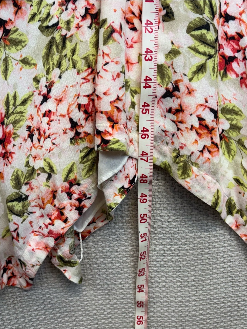 J Jill Pebble Hydrangea Pink Floral Print Tie Waist Dress Sz 2X Feminine Cottage - Picture 9 of 9